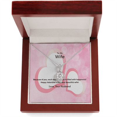 Wife Valentines Gift Each Day Eternal Union Necklace - Eternal Hope