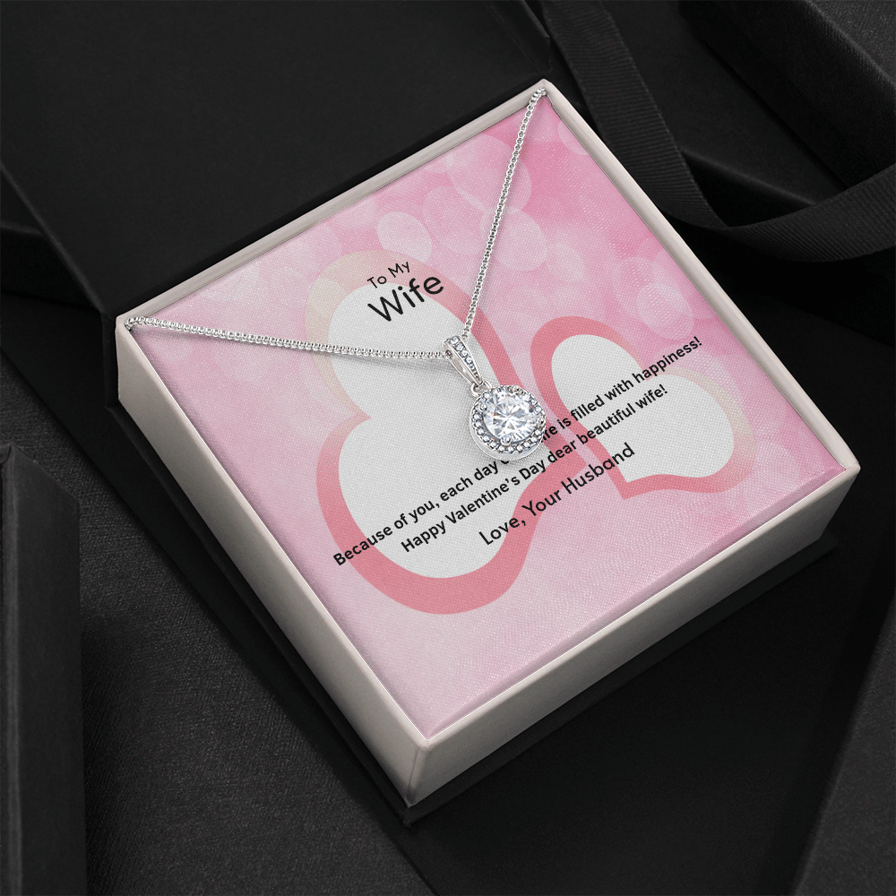 Wife Valentines Gift Each Day Eternal Union Necklace - Eternal Hope