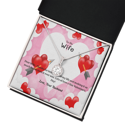 Wife Valentines Gift Life Much Better Eternal Union Necklace - Eternal Hope