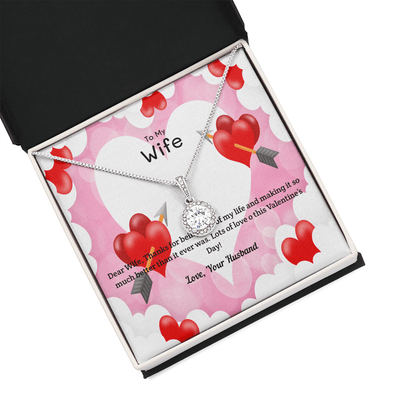 Wife Valentines Gift Life Much Better Eternal Union Necklace - Eternal Hope