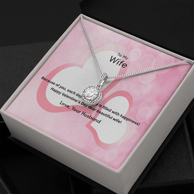 Wife Valentines Gift Each Day Eternal Union Necklace - Eternal Hope