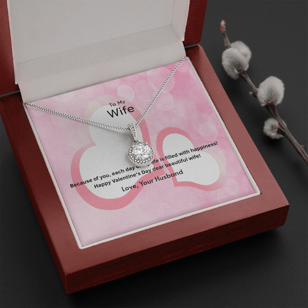 Wife Valentines Gift Each Day Eternal Union Necklace - Eternal Hope