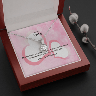 Wife Valentines Gift Each Day Eternal Union Necklace - Eternal Hope