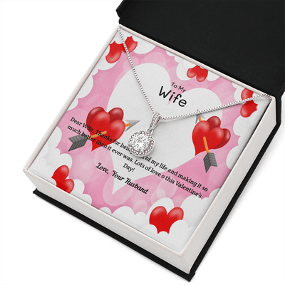Wife Valentines Gift Life Much Better Eternal Union Necklace - Eternal Hope