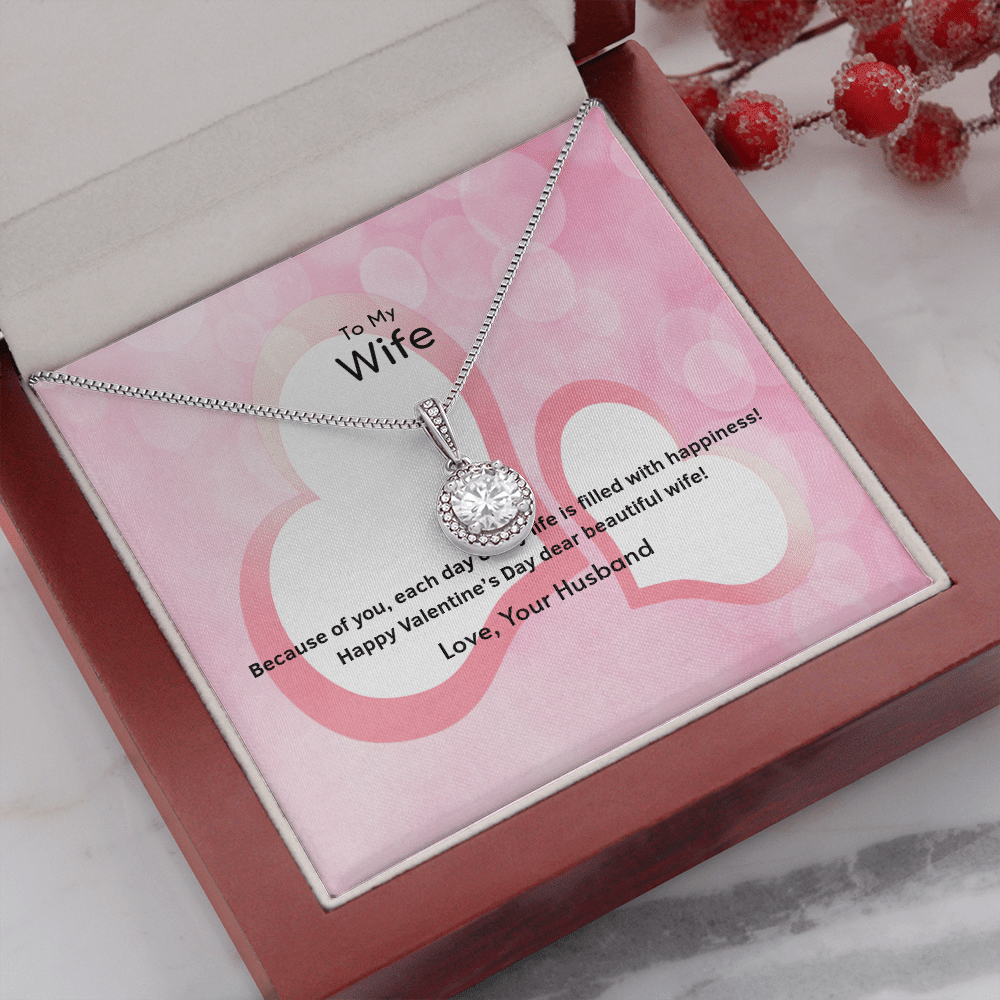 Wife Valentines Gift Each Day Eternal Union Necklace - Eternal Hope