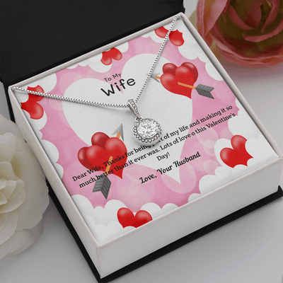 Wife Valentines Gift Life Much Better Eternal Union Necklace - Eternal Hope
