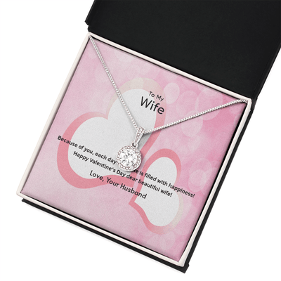 Wife Valentines Gift Each Day Eternal Union Necklace - Eternal Hope