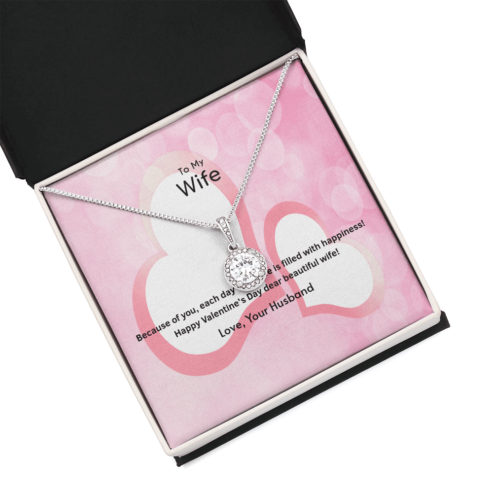 Wife Valentines Gift Each Day Eternal Union Necklace - Eternal Hope