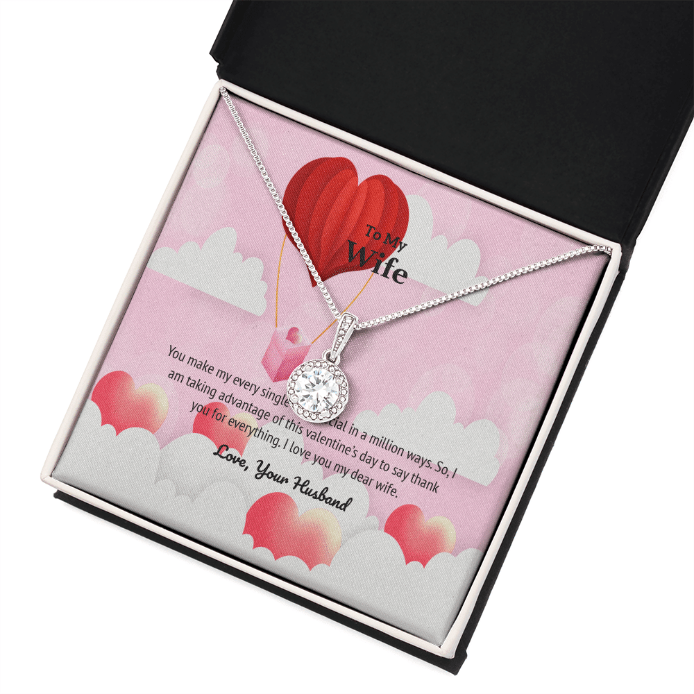 Wife Valentines Gift Special in a Million Ways Eternal Union Necklace - Eternal Hope