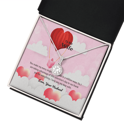 Wife Valentines Gift Special in a Million Ways Eternal Union Necklace - Eternal Hope