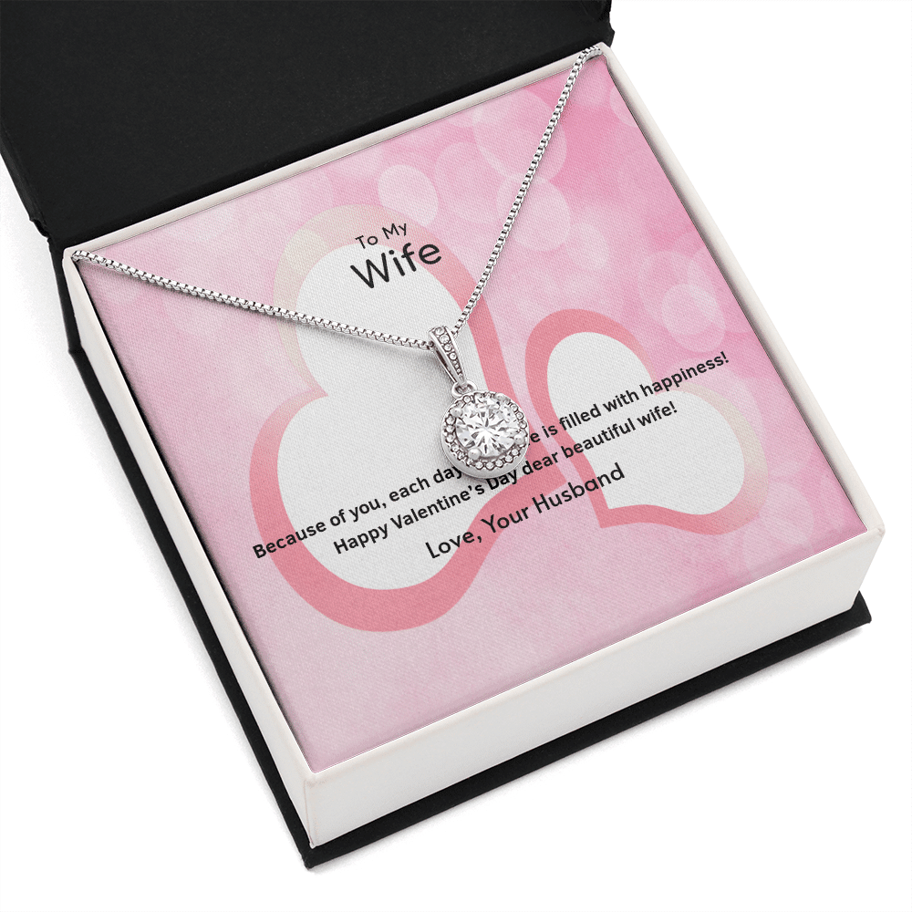 Wife Valentines Gift Each Day Eternal Union Necklace - Eternal Hope