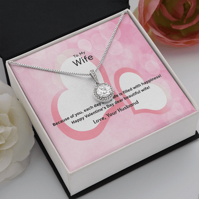 Wife Valentines Gift Each Day Eternal Union Necklace - Eternal Hope