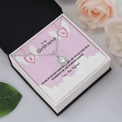 To My Girlfriend Valentines Gift Prettiest Flower Glad To have You Eternal Union Necklace - Eternal Hope