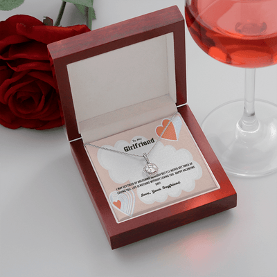 To My Girlfriend Valentines Gift Never Tired of Loving You Eternal Union Necklace - Eternal Hope