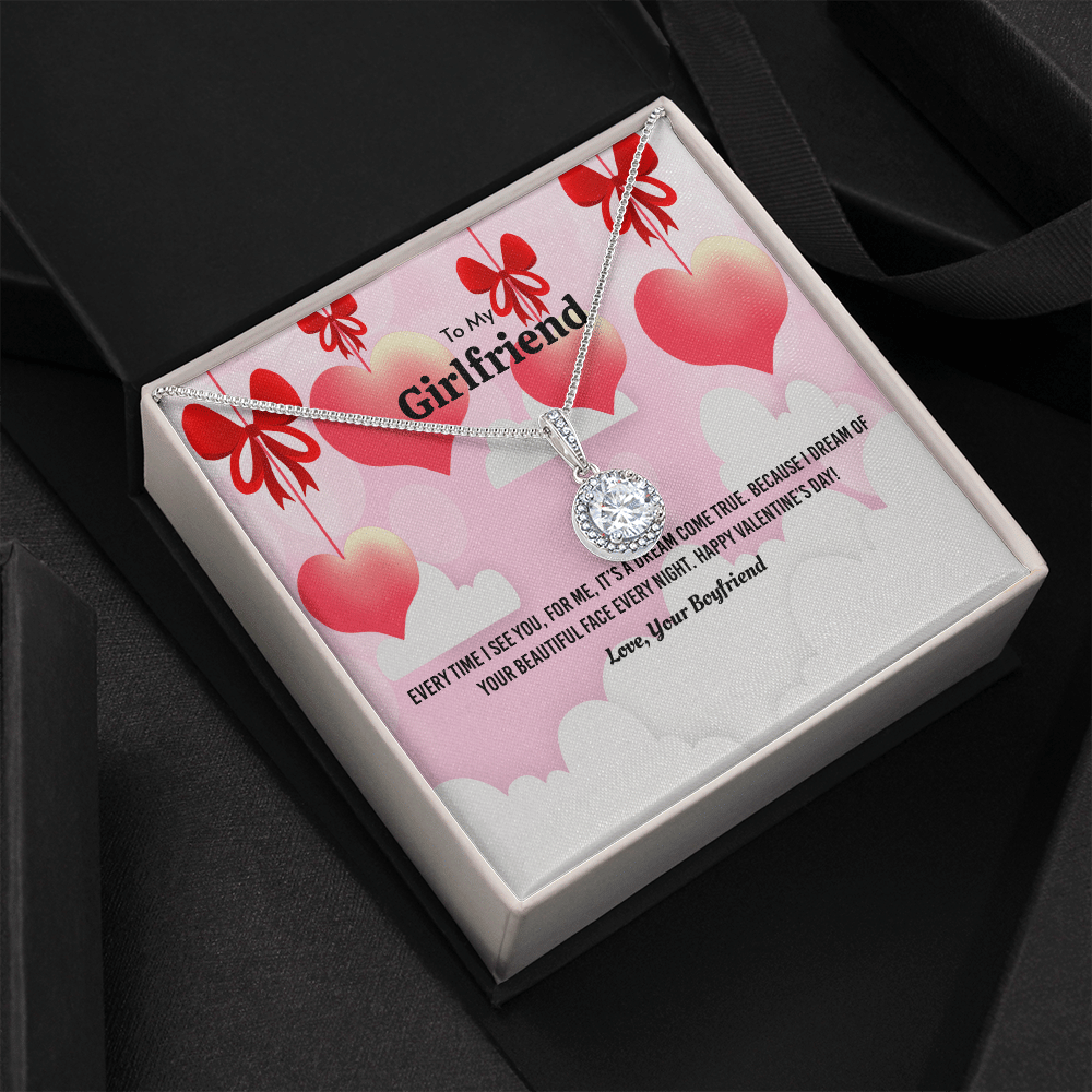 To My Girlfriend Valentines Gift Everytime I See You Eternal Union Necklace - Eternal Hope