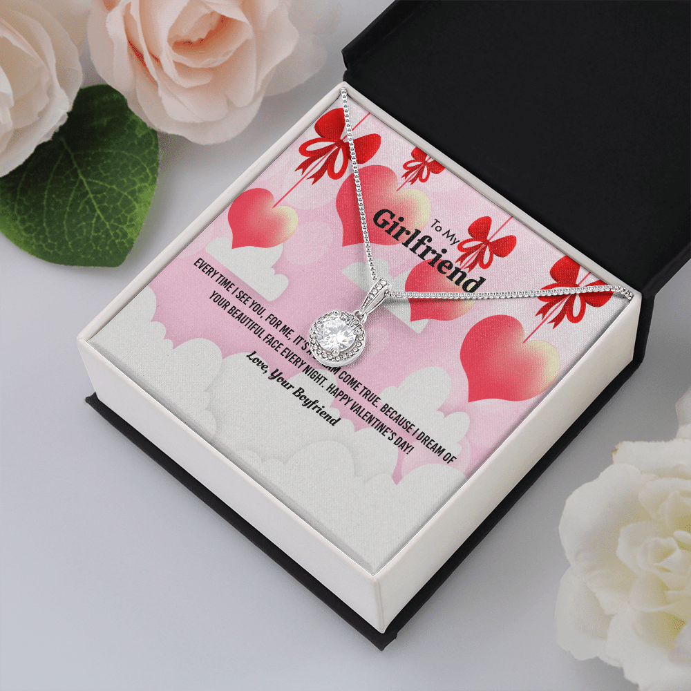 To My Girlfriend Valentines Gift Everytime I See You Eternal Union Necklace - Eternal Hope