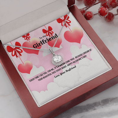 To My Girlfriend Valentines Gift Everytime I See You Eternal Union Necklace - Eternal Hope