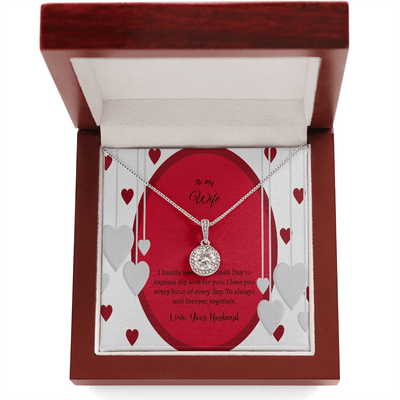 Wife Valentines Gift Forever Together Eternal Union Necklace - Eternal Hope