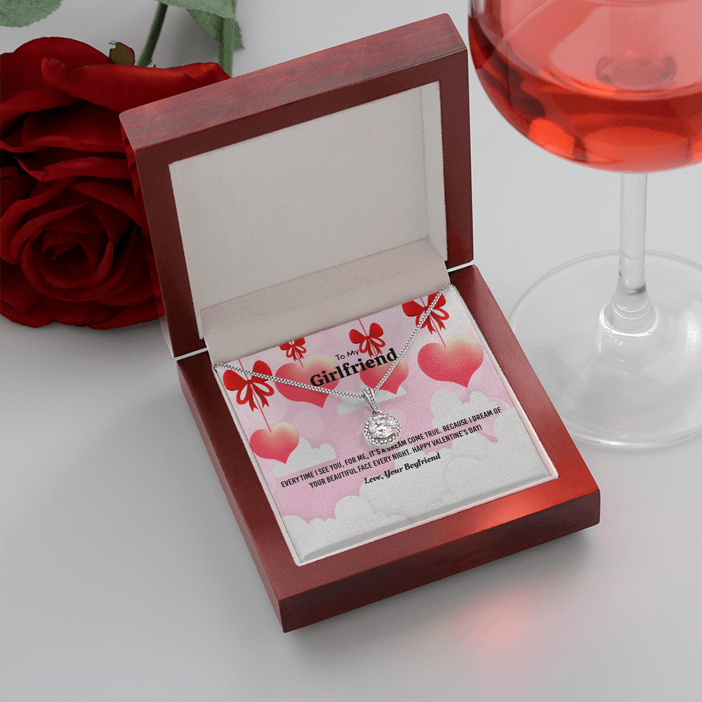 To My Girlfriend Valentines Gift Everytime I See You Eternal Union Necklace - Eternal Hope