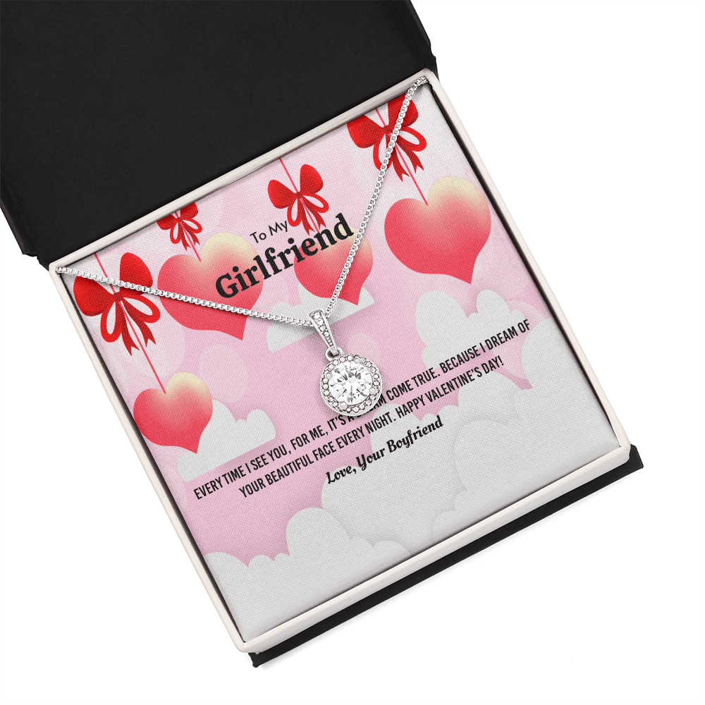 To My Girlfriend Valentines Gift Everytime I See You Eternal Union Necklace - Eternal Hope