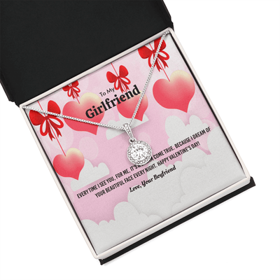 To My Girlfriend Valentines Gift Everytime I See You Eternal Union Necklace - Eternal Hope