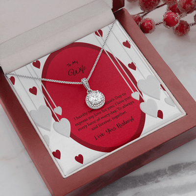 Wife Valentines Gift Forever Together Eternal Union Necklace - Eternal Hope