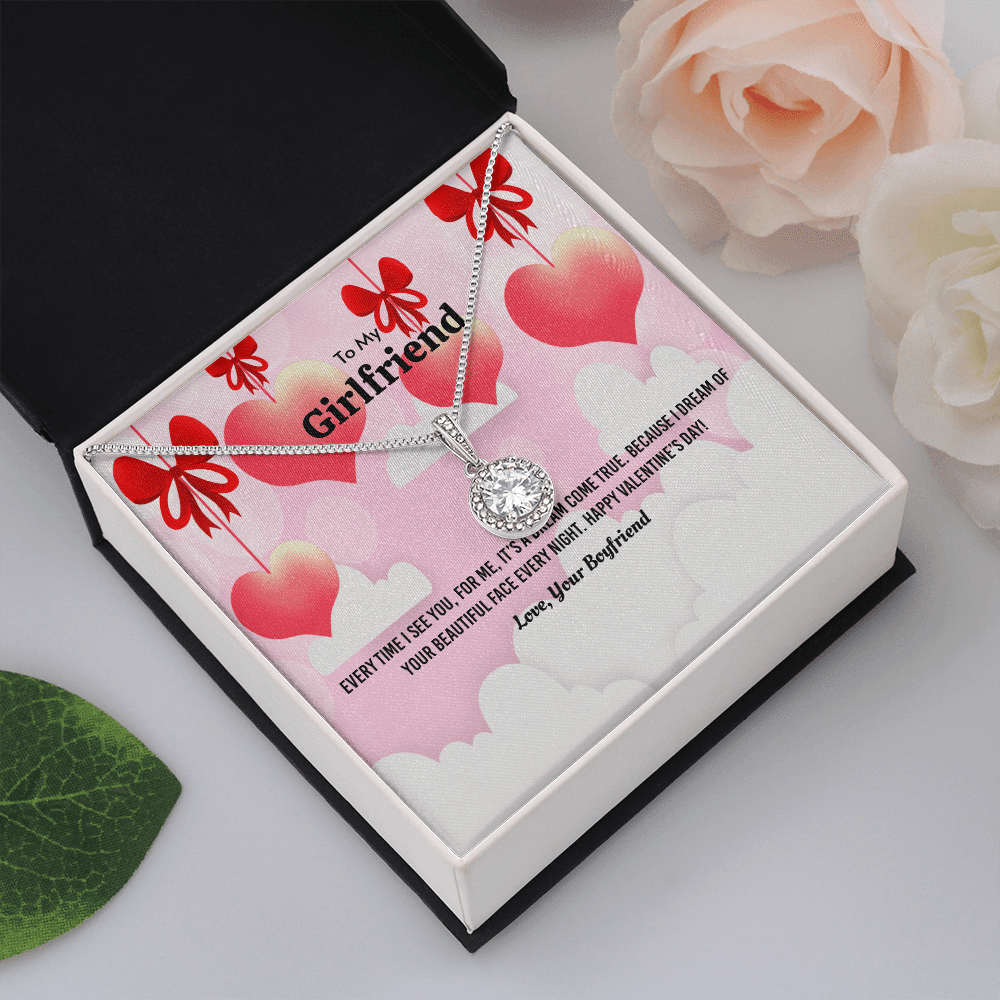 To My Girlfriend Valentines Gift Everytime I See You Eternal Union Necklace - Eternal Hope