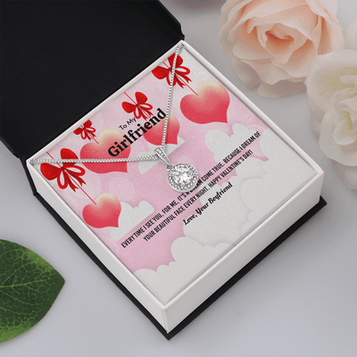 To My Girlfriend Valentines Gift Everytime I See You Eternal Union Necklace - Eternal Hope