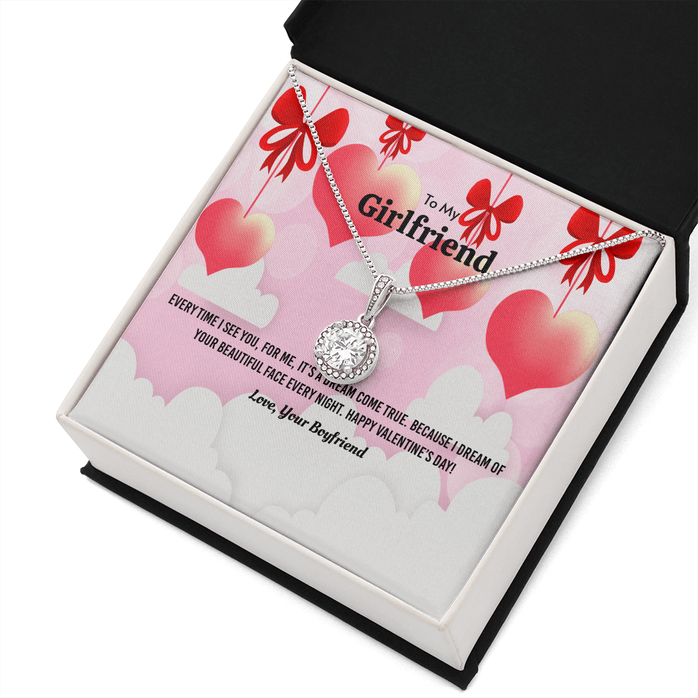 To My Girlfriend Valentines Gift Everytime I See You Eternal Union Necklace - Eternal Hope