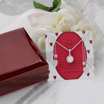 Wife Valentines Gift Forever Together Eternal Union Necklace - Eternal Hope