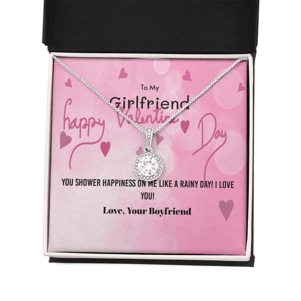 To My Girlfriend Valentines Gift You Shower Happiness Eternal Union Necklace - Eternal Hope