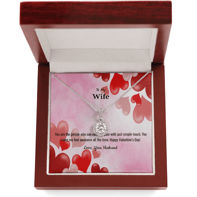 Wife Valentines Gift You Make Me Feel Awesome Eternal Union Necklace - Eternal Hope