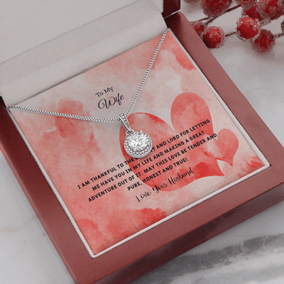 Wife Valentines Gift Tender and Pure Eternal Union Necklace - Eternal Hope
