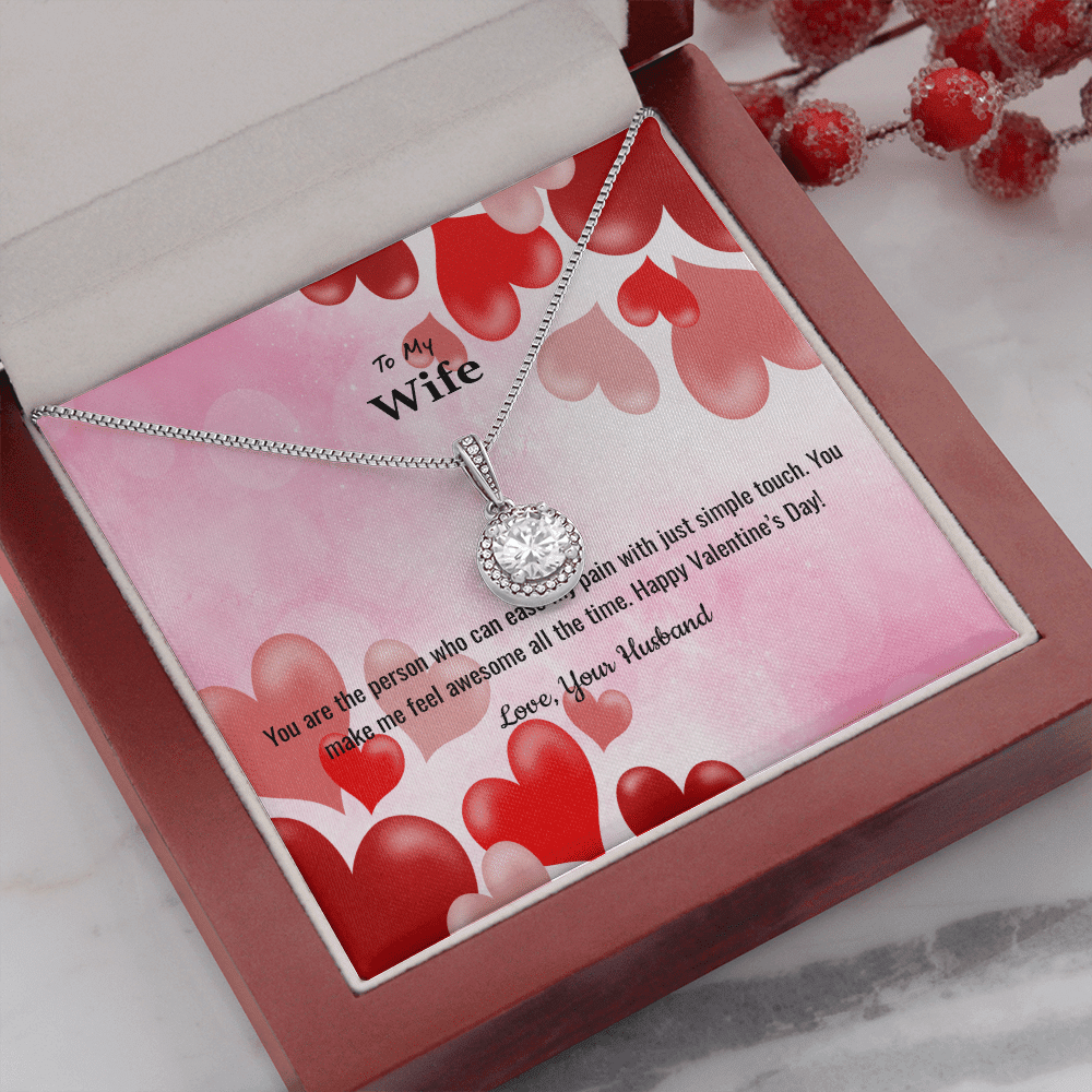 Wife Valentines Gift You Make Me Feel Awesome Eternal Union Necklace - Eternal Hope