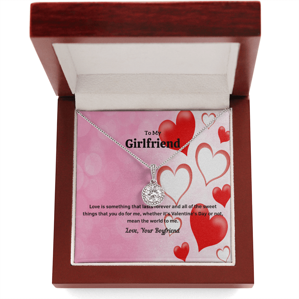 To My Girlfriend Valentines Gift Love Lasts Forever Eternal Union Necklace - Eternal Hope