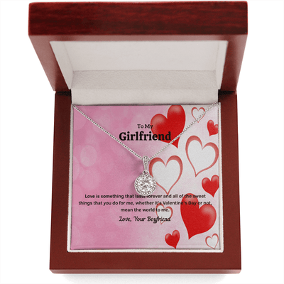 To My Girlfriend Valentines Gift Love Lasts Forever Eternal Union Necklace - Eternal Hope