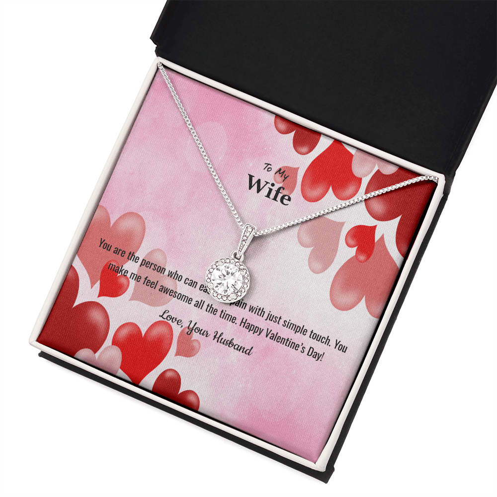 Wife Valentines Gift You Make Me Feel Awesome Eternal Union Necklace - Eternal Hope