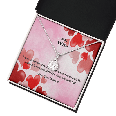 Wife Valentines Gift You Make Me Feel Awesome Eternal Union Necklace - Eternal Hope