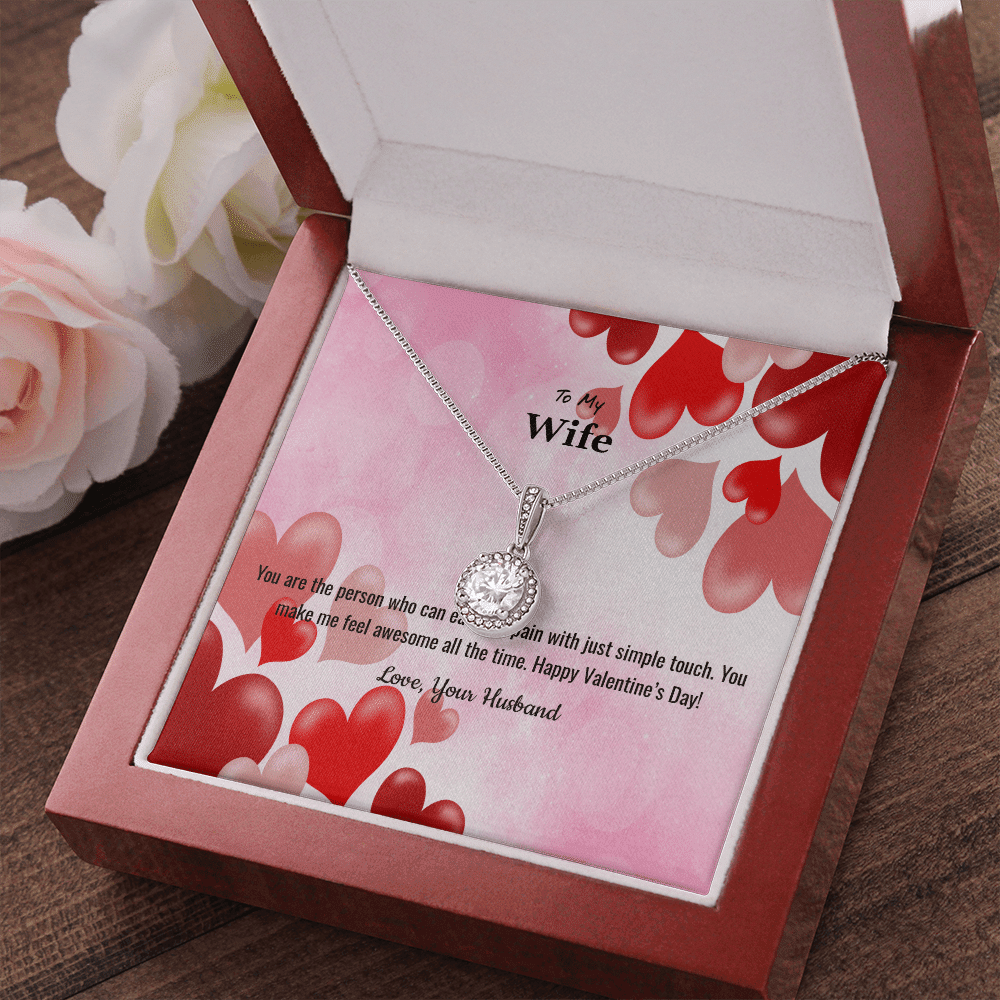 Wife Valentines Gift You Make Me Feel Awesome Eternal Union Necklace - Eternal Hope