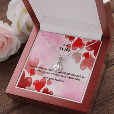 Wife Valentines Gift You Make Me Feel Awesome Eternal Union Necklace - Eternal Hope