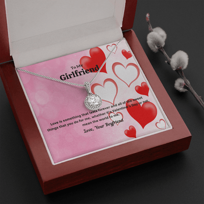 To My Girlfriend Valentines Gift Love Lasts Forever Eternal Union Necklace - Eternal Hope