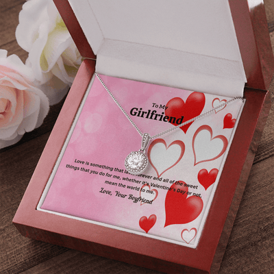 To My Girlfriend Valentines Gift Love Lasts Forever Eternal Union Necklace - Eternal Hope