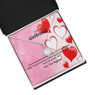 To My Girlfriend Valentines Gift Love Lasts Forever Eternal Union Necklace - Eternal Hope