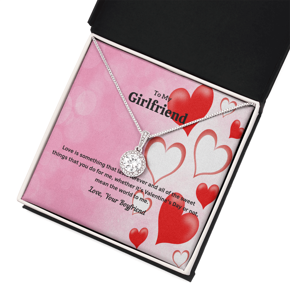 To My Girlfriend Valentines Gift Love Lasts Forever Eternal Union Necklace - Eternal Hope