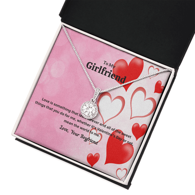To My Girlfriend Valentines Gift Love Lasts Forever Eternal Union Necklace - Eternal Hope