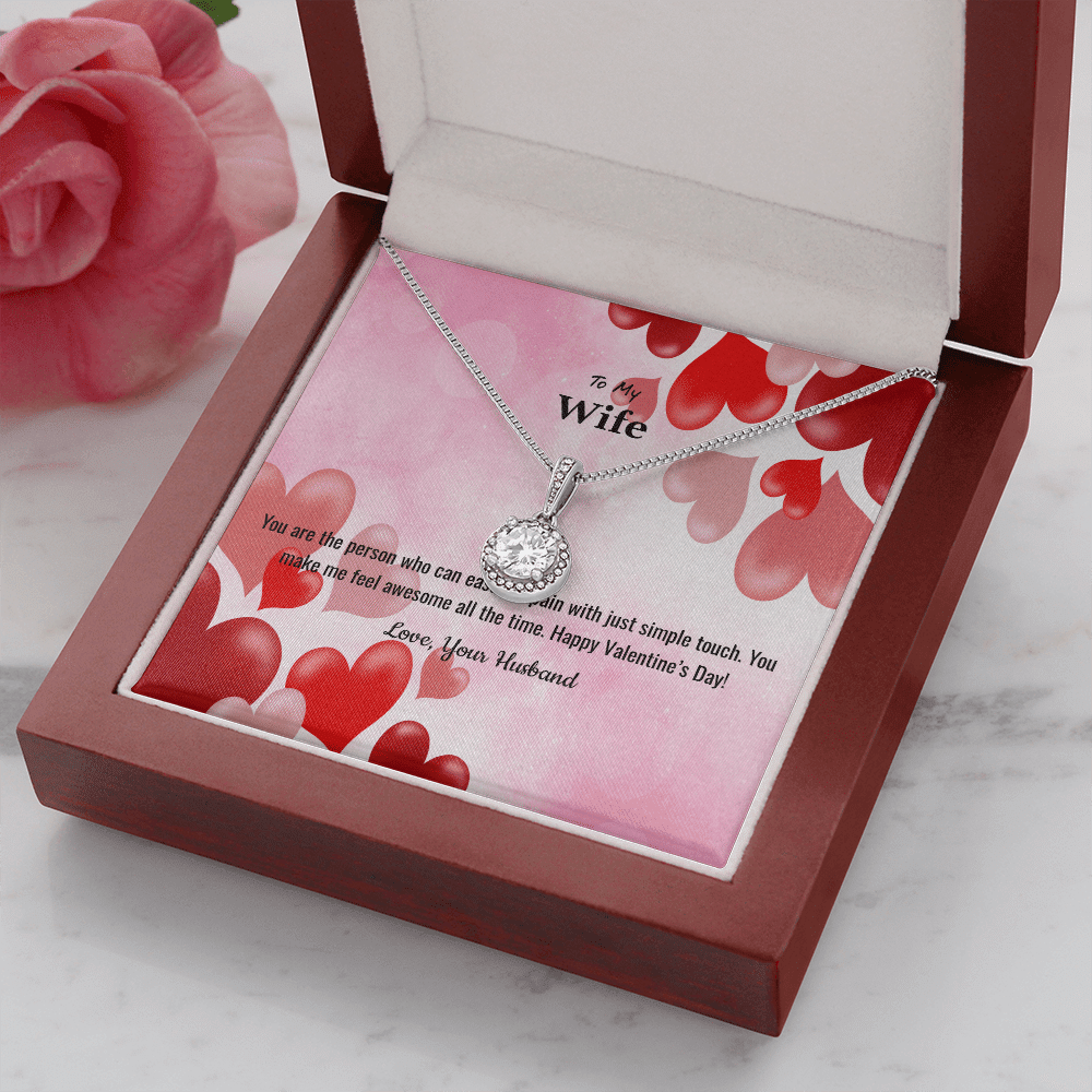 Wife Valentines Gift You Make Me Feel Awesome Eternal Union Necklace - Eternal Hope
