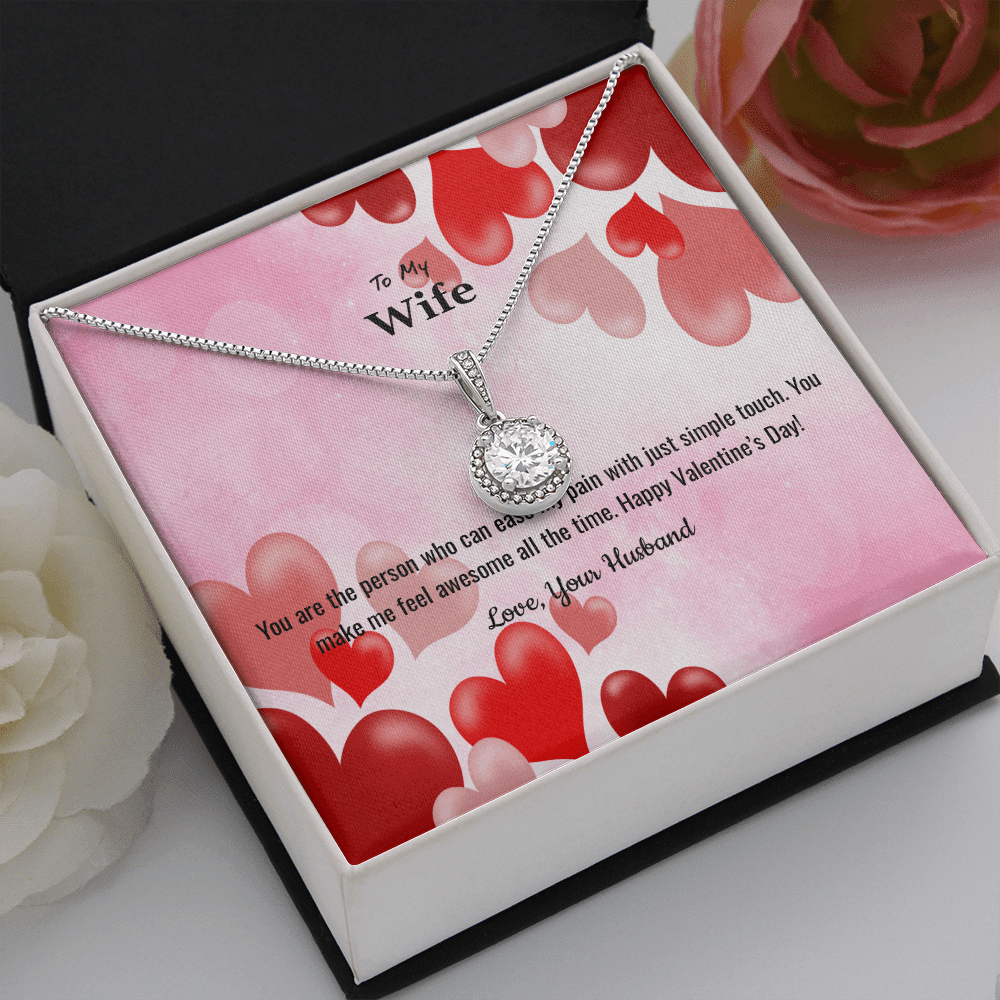 Wife Valentines Gift You Make Me Feel Awesome Eternal Union Necklace - Eternal Hope