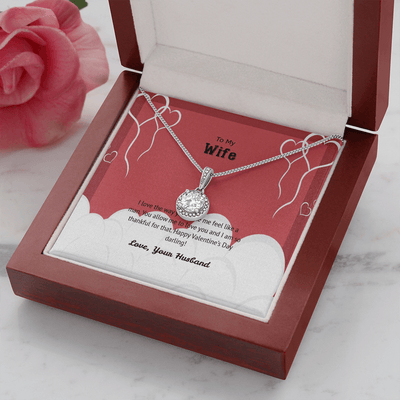 Wife Valentines Gift I Love The Way Eternal Union Necklace - Eternal Hope