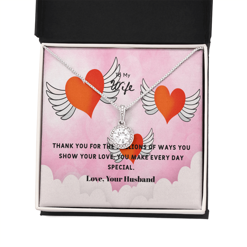 Wife Valentines Gift The Million Ways Eternal Union Necklace - Eternal Hope