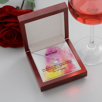 To My Girlfriend Valentines Gift Kiss and Hug Eternal Union Necklace - Eternal Hope